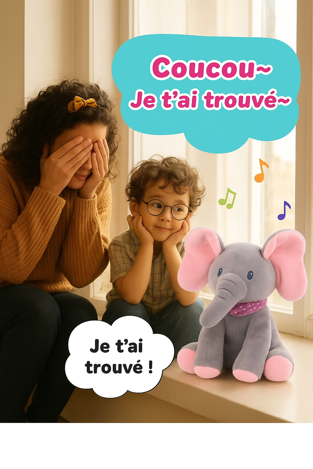 Éléphant parlant Coucou - Familysplace