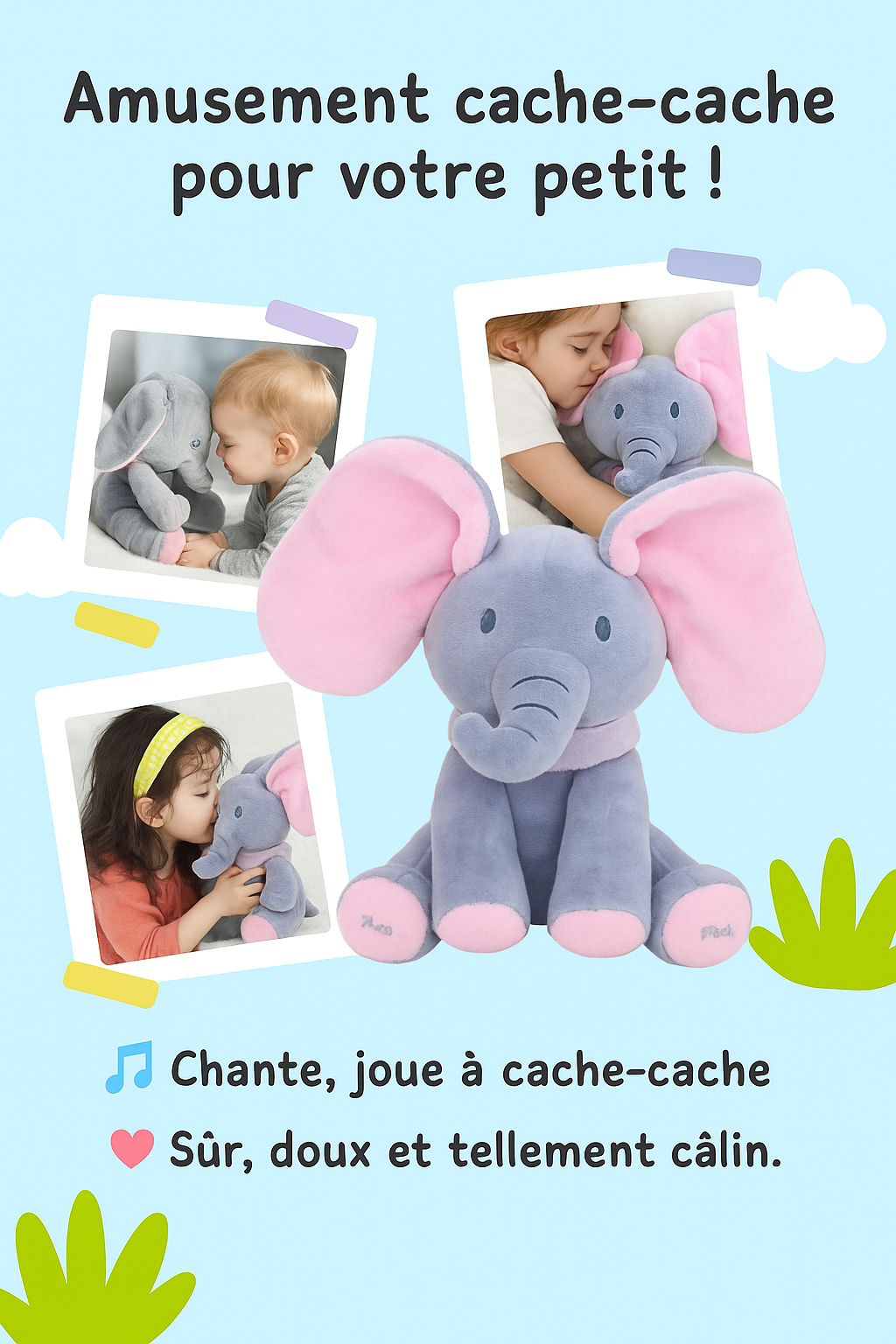 Éléphant parlant Coucou - Familysplace