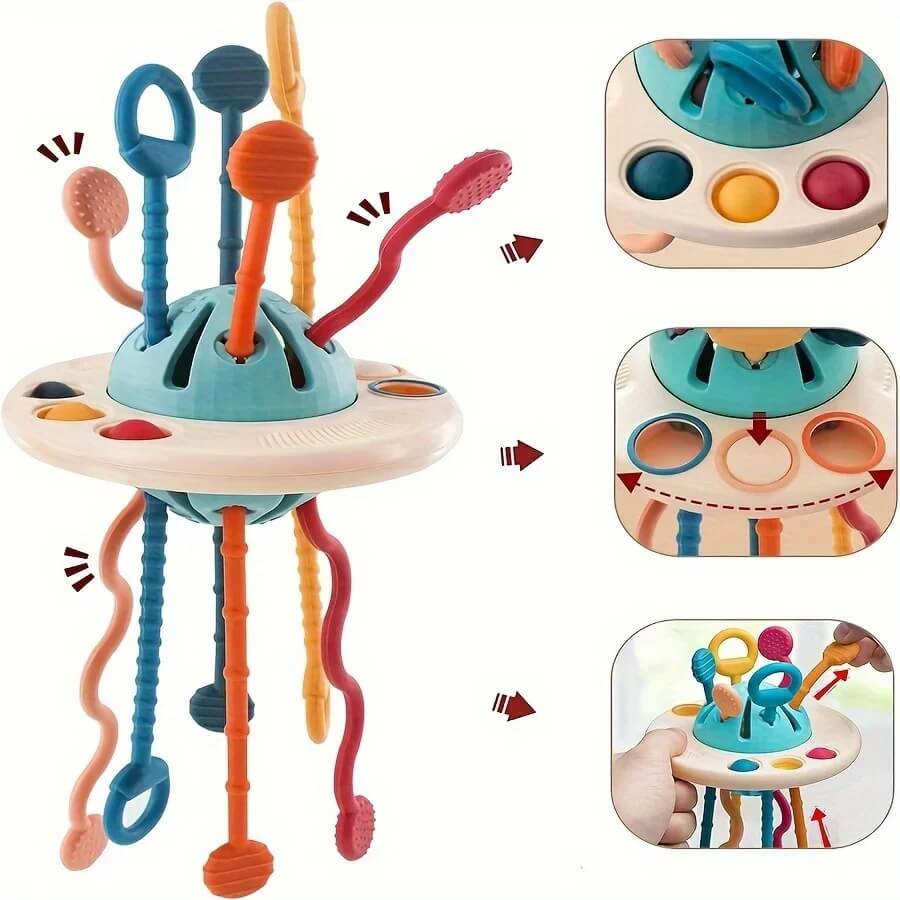 Jouets sensoriels Montessori pour tout-petits de 6 à 18 mois,