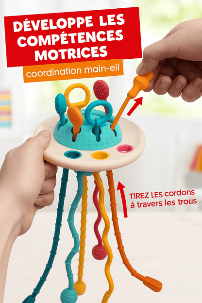 Jouets sensoriels Montessori pour tout-petits de 6 à 18 mois,